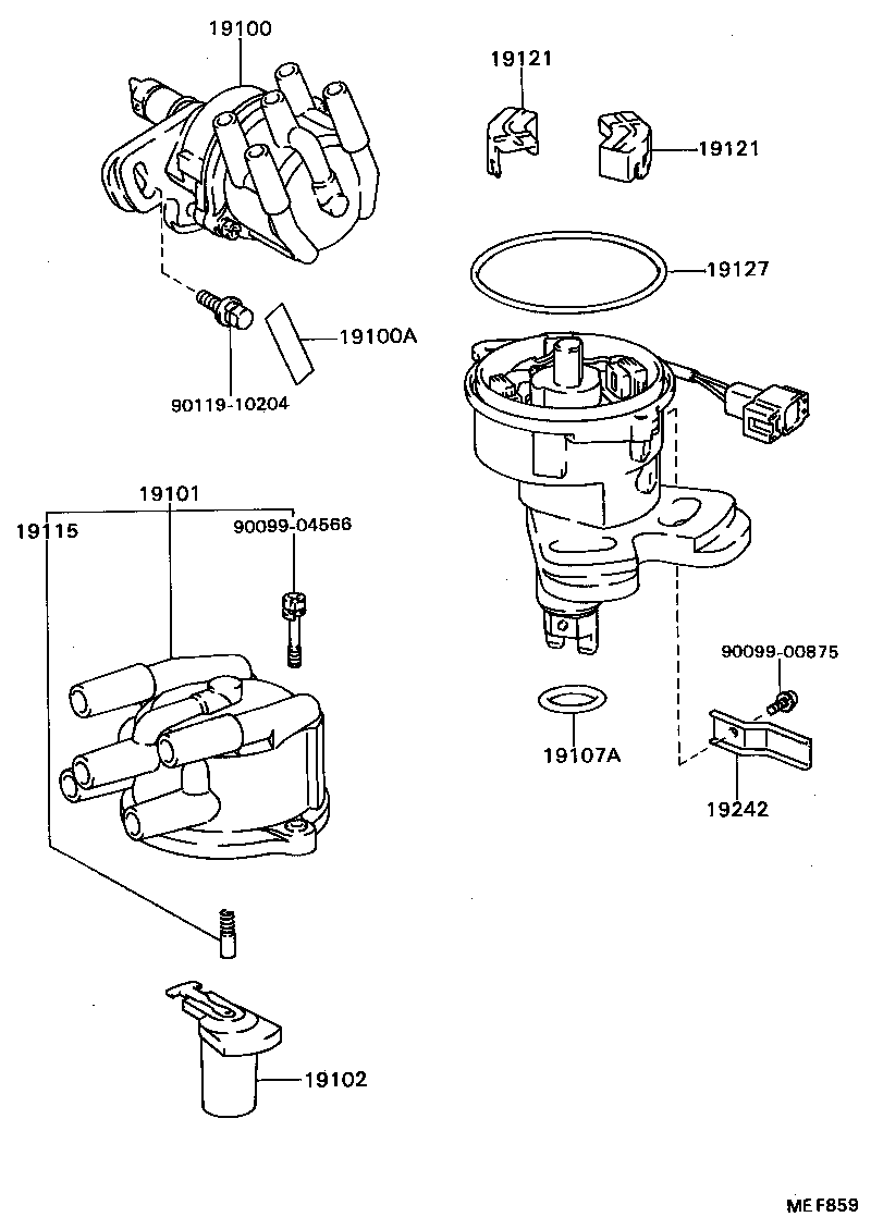 19030-63100 DISTRIBUTOR ASSY product image