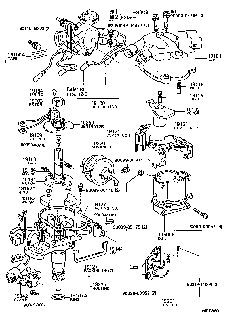 19144-63021 LEAD, DISTRIBUTOR BREAKER product image