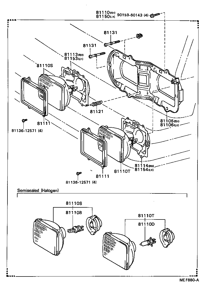 81150-80280 HEADLAMP ASSY, LH product image