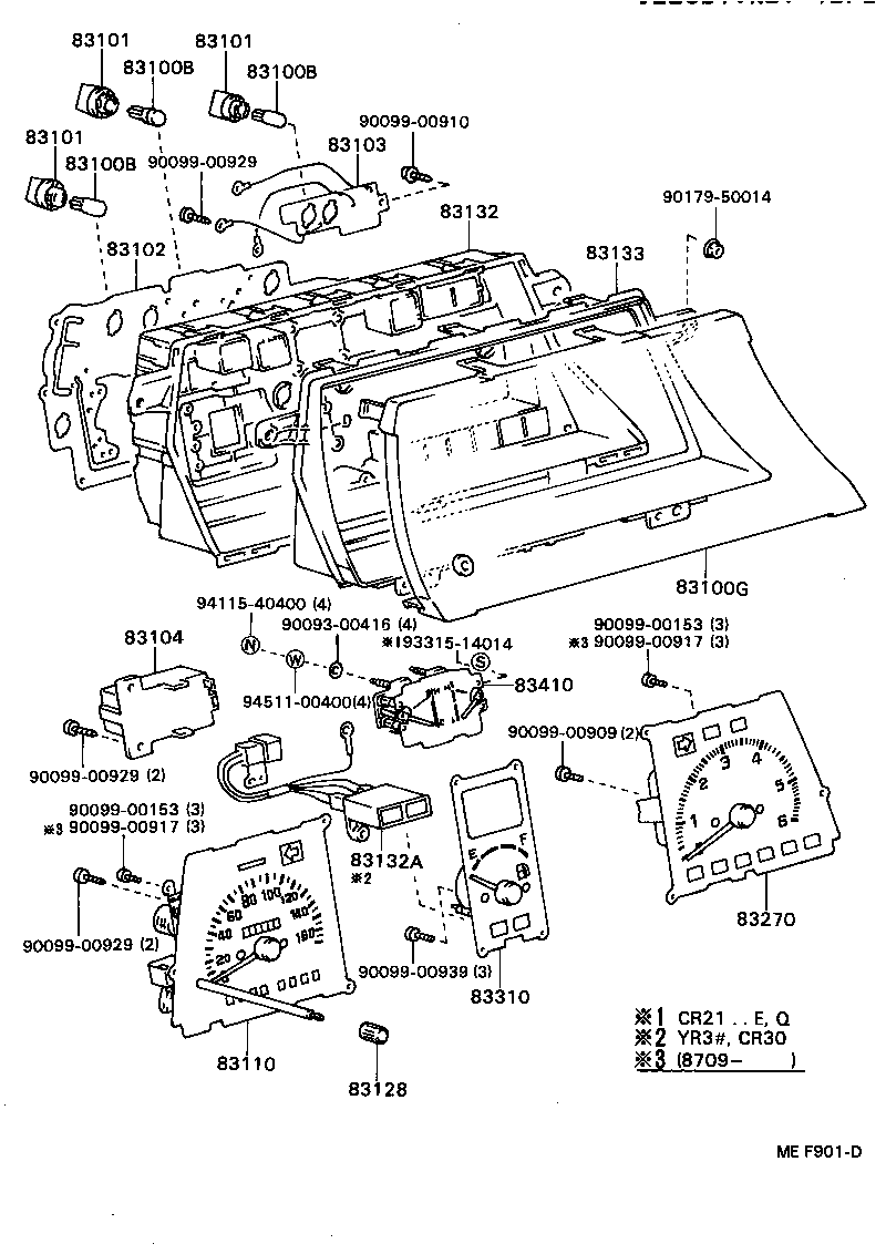 83131-87009 DIAL, METER, NO.1 product image