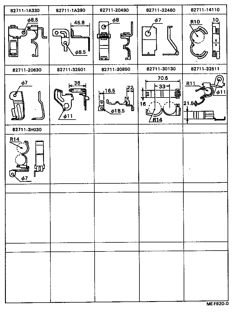 82121-20311 WIRE, ENGINE product image