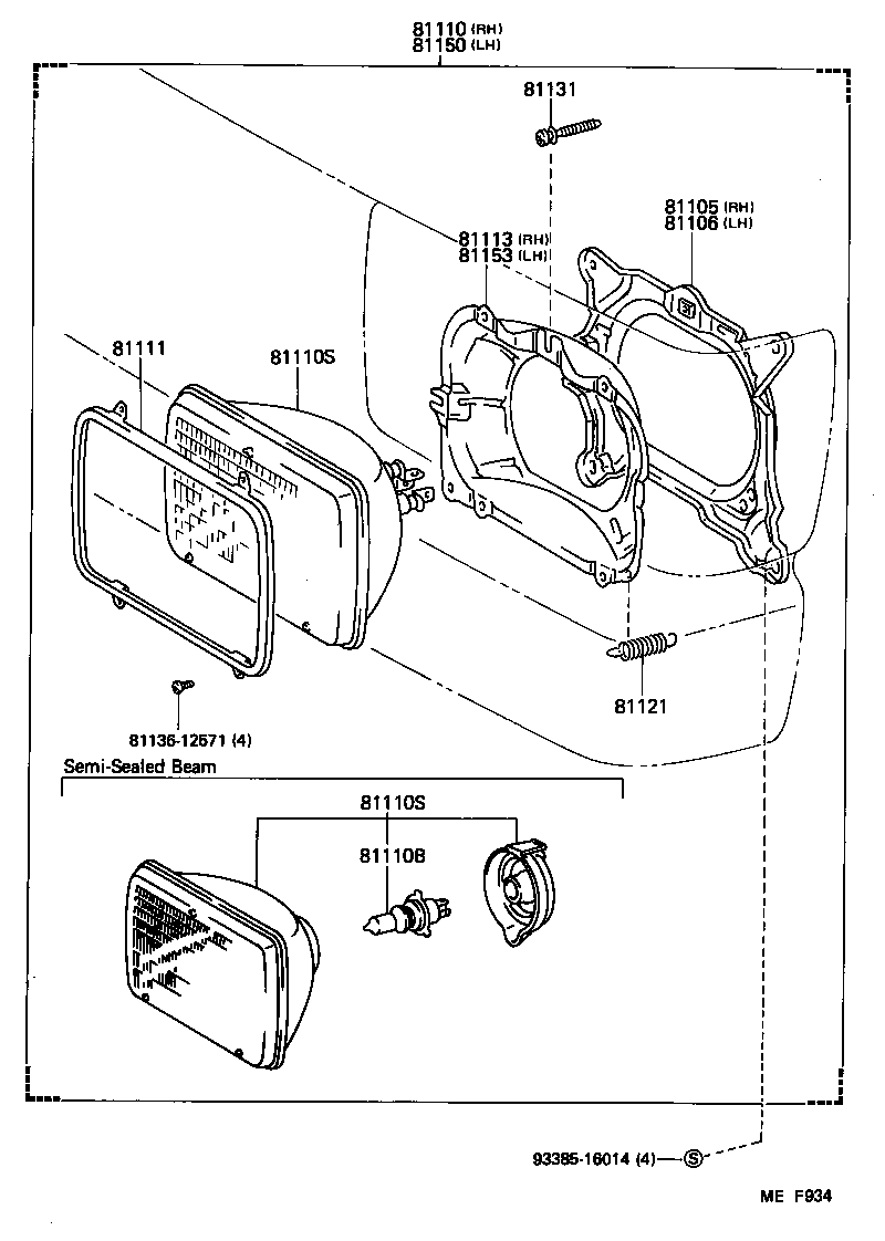 81110-95J27 HEADLAMP ASSY, RH product image