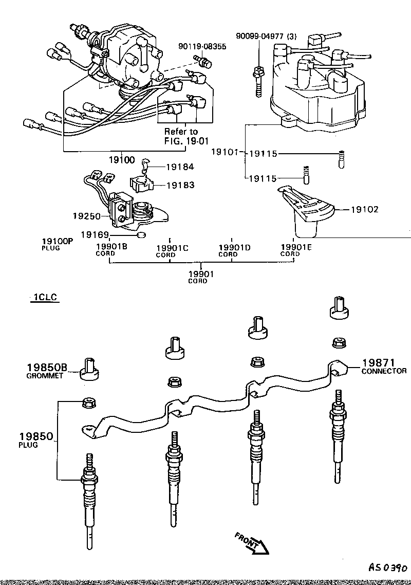 19153-16120 SPRING, GOVERNOR, A product image