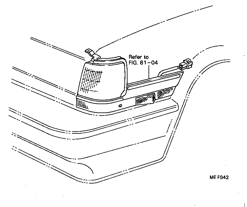 81516-20290 WIRE SUB-ASSY, FRONT TURN SIGNAL LAMP BODY product image