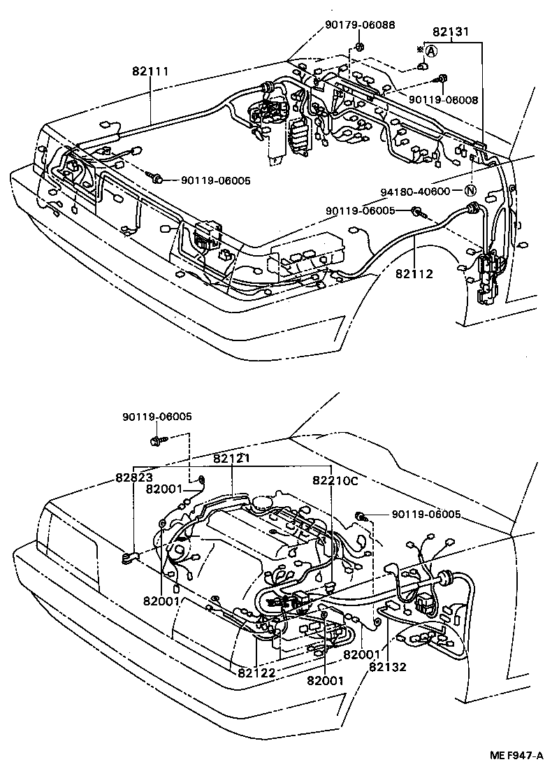 82121-20051 WIRE, ENGINE product image