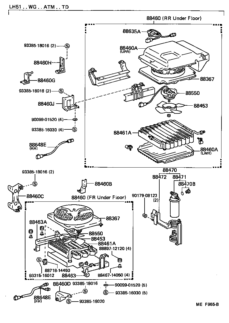 88461-95J07 CORE, COOLER CONDENSER product image