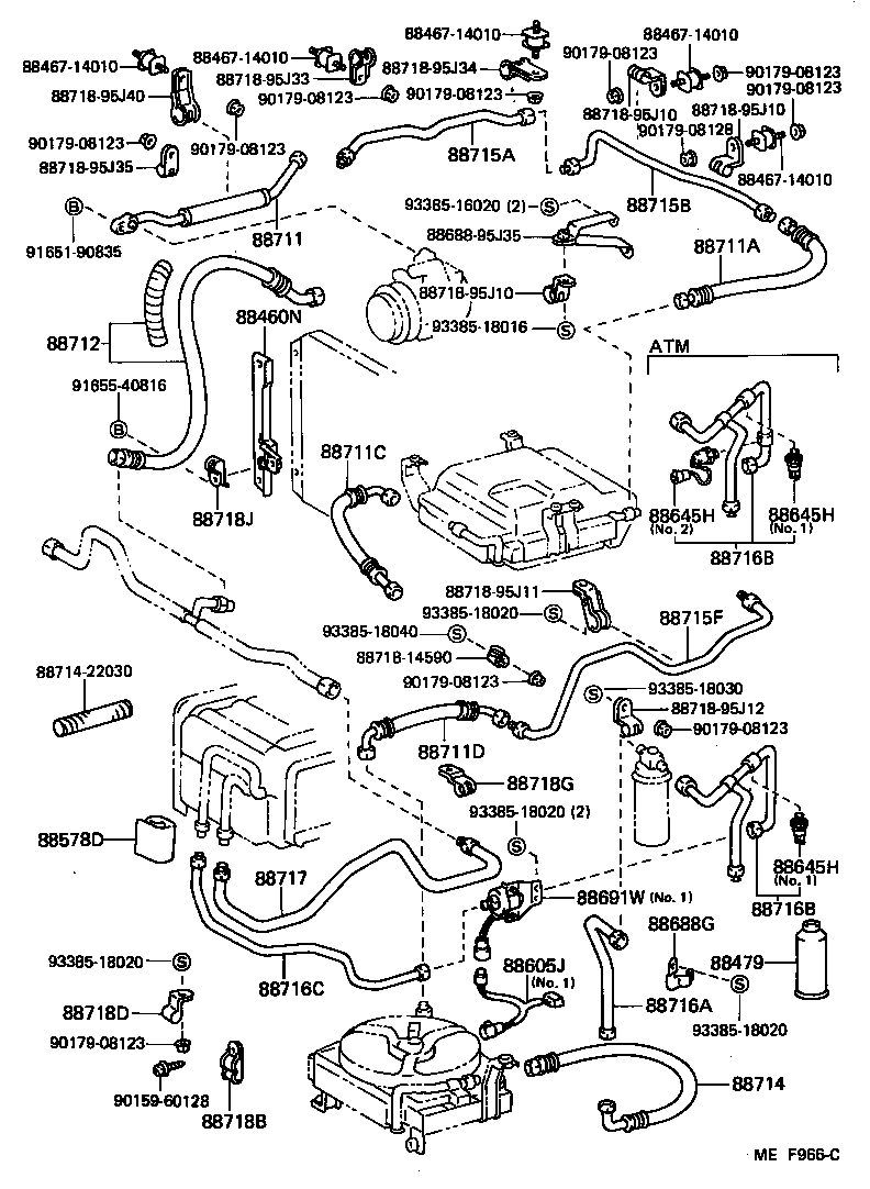 88461-95J07 CORE, COOLER CONDENSER product image