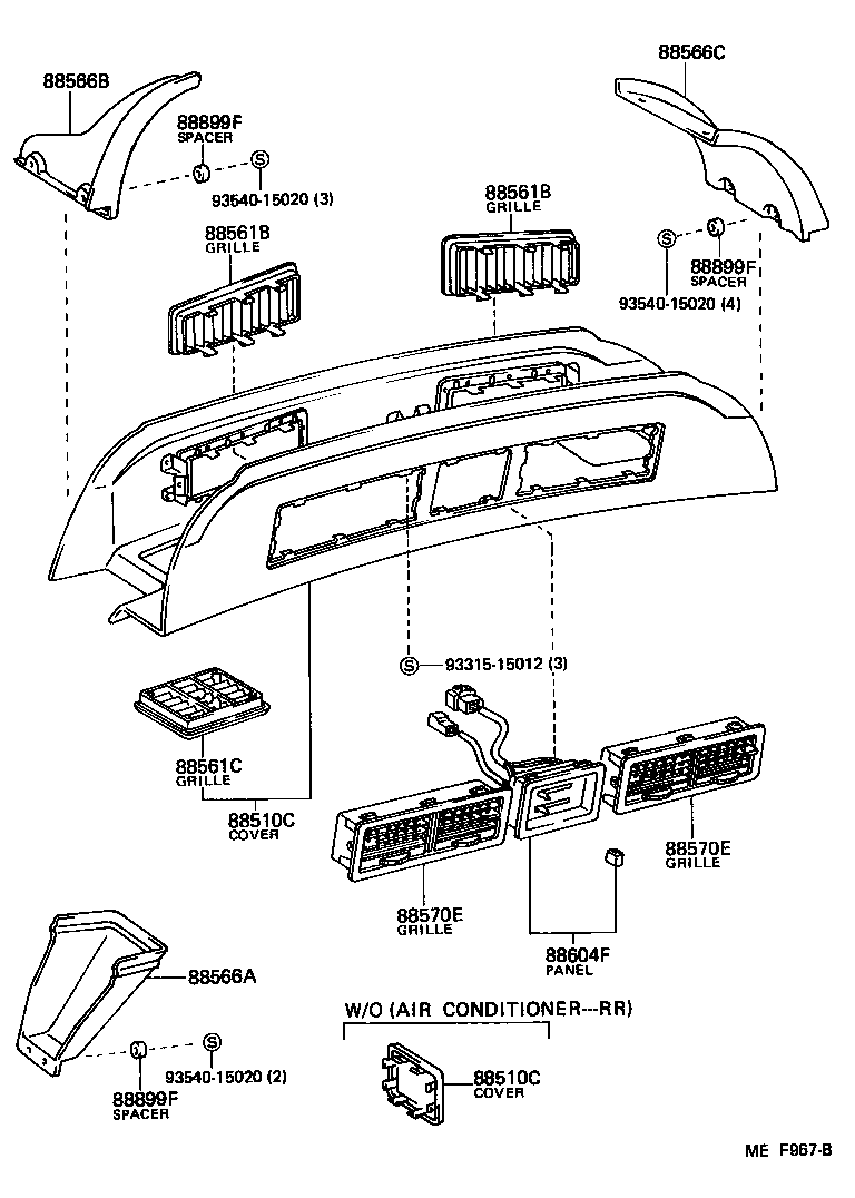 58703-95J00 COVER, HEATER DUCT HOLE product image