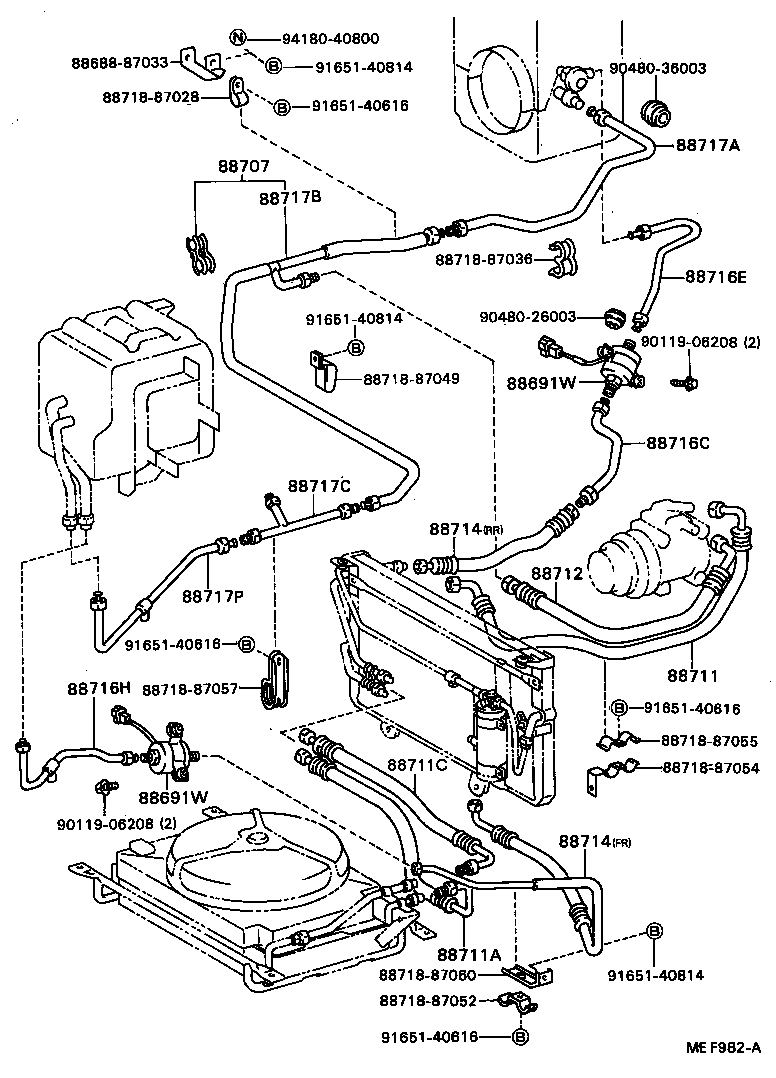 88481-87002 GLASS SUB-ASSY, SIGHT product image