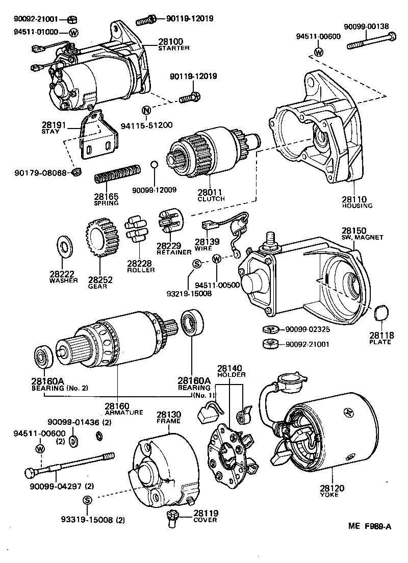 28100-73010 STARTER ASSY product image
