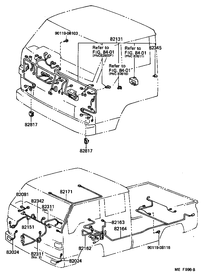 82164-95041 WIRE, FRAME product image