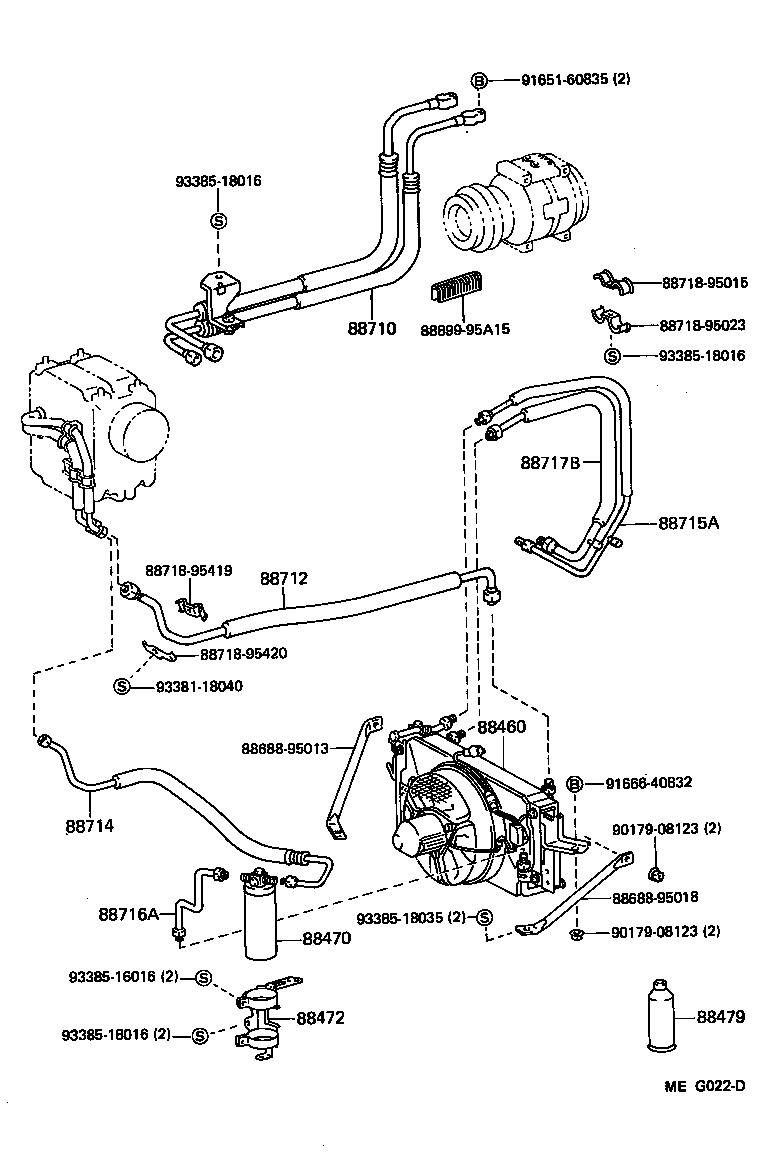 88460-95017 CONDENSER ASSY, COOLER product image