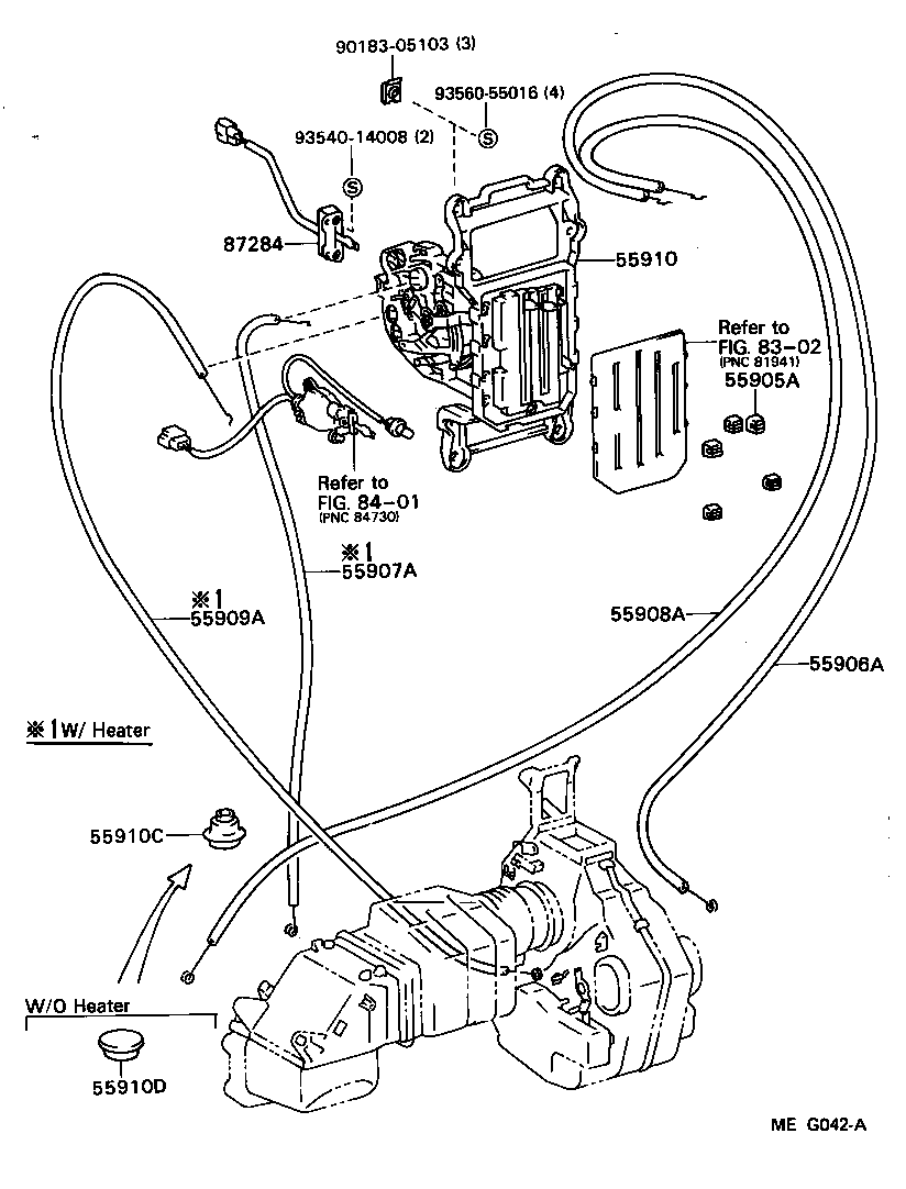88539-95403 HOSE, DRAIN product image