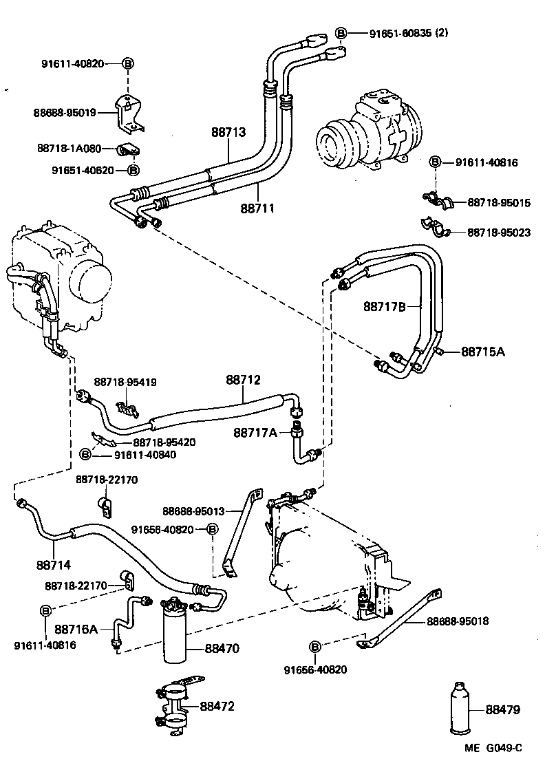 88460-95017 CONDENSER ASSY, COOLER product image