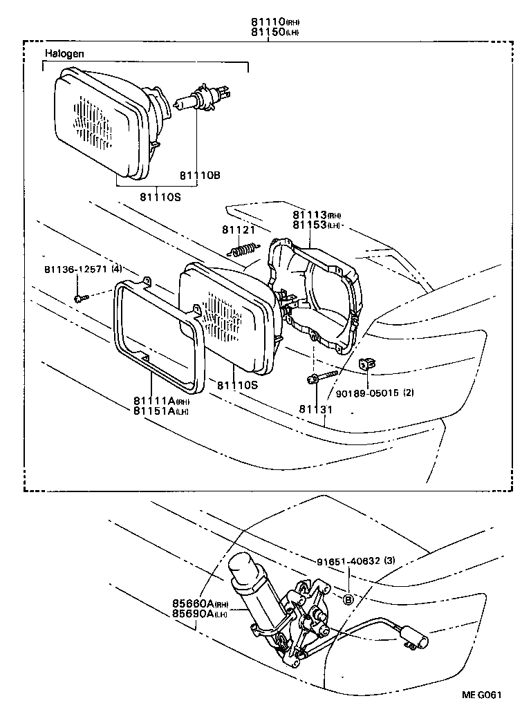 81150-80381 HEADLAMP ASSY, LH product image