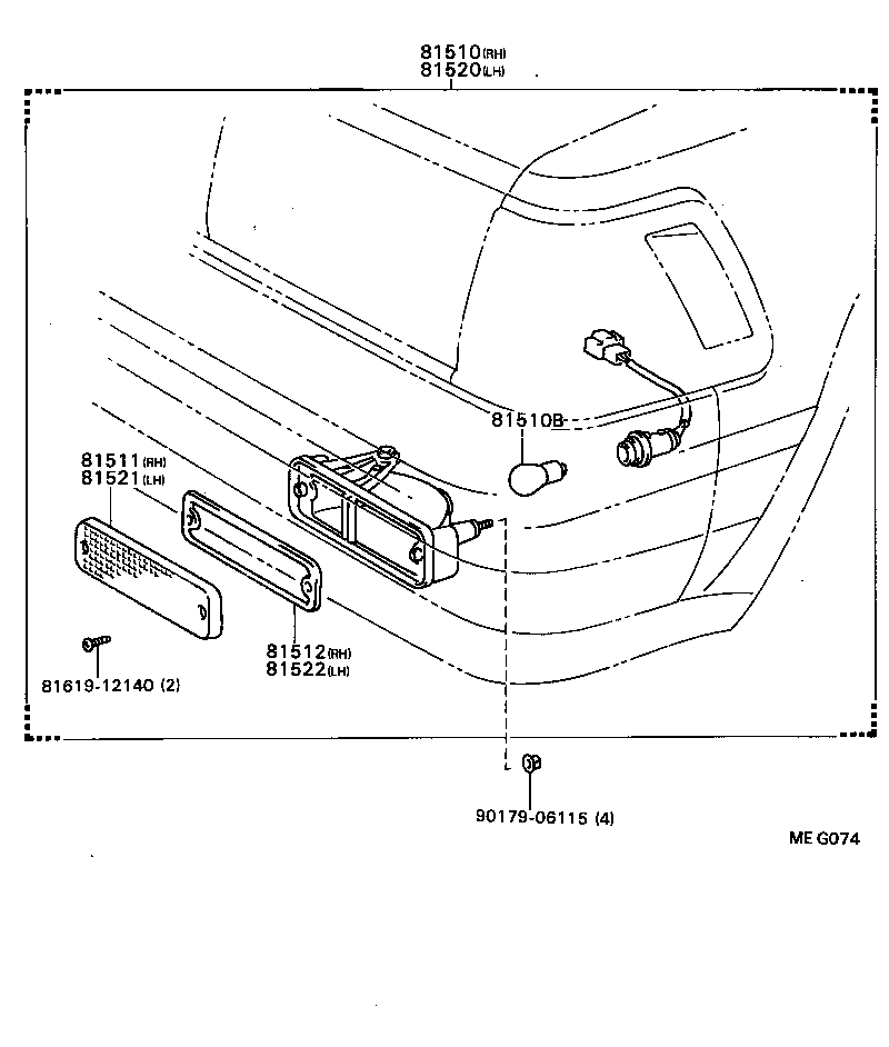 81510-80029 LAMP ASSY, FRONT TURN SIGNAL, RH product image