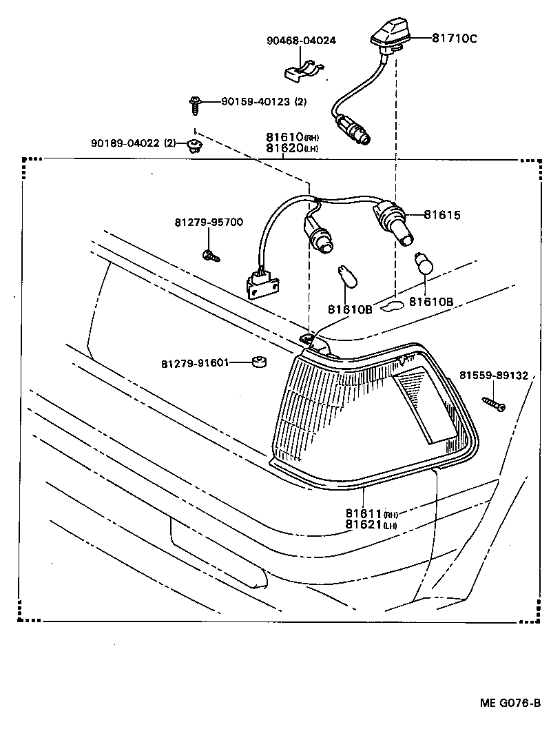 81710-24010 MARKER ASSY, FENDER product image