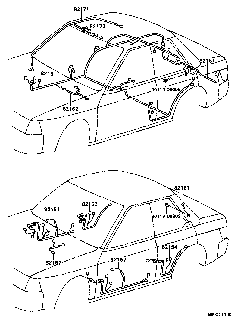 82121-20380 WIRE, ENGINE product image