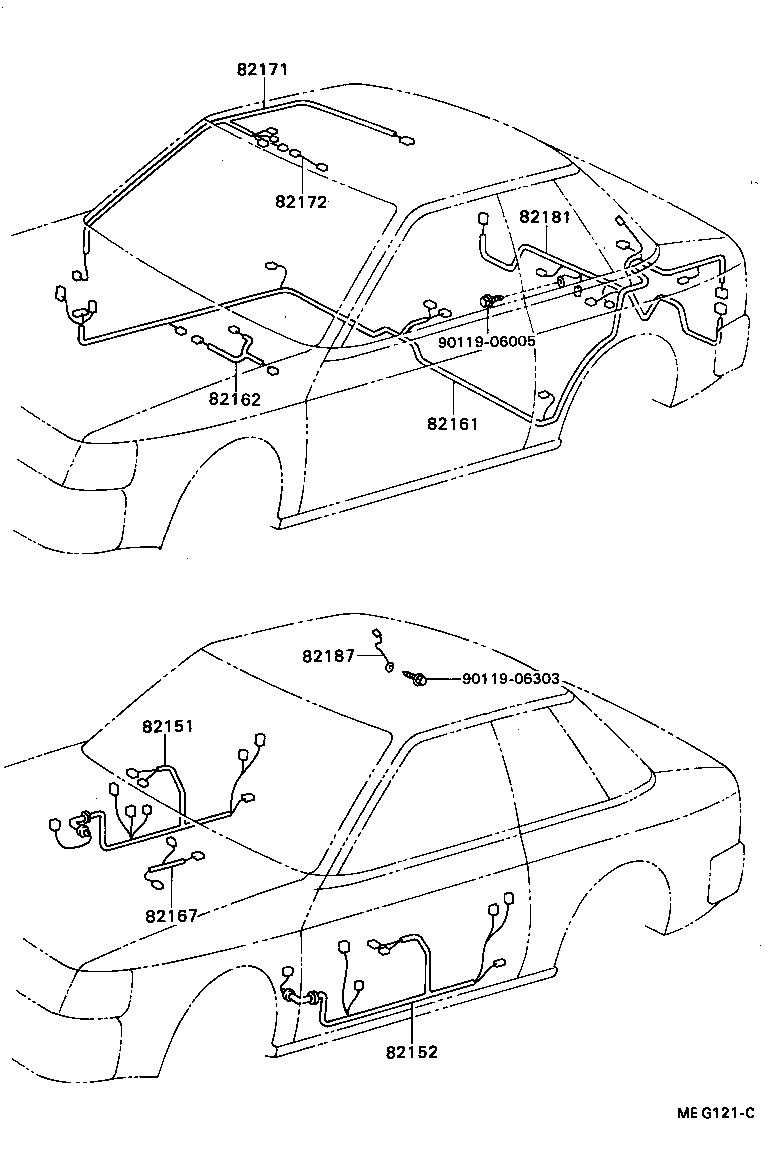 82121-20451 WIRE, ENGINE product image