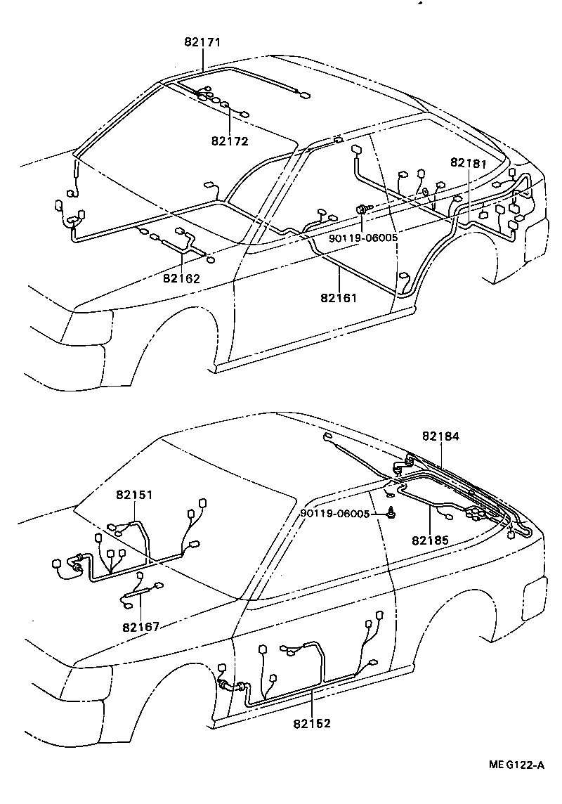 82121-20451 WIRE, ENGINE product image