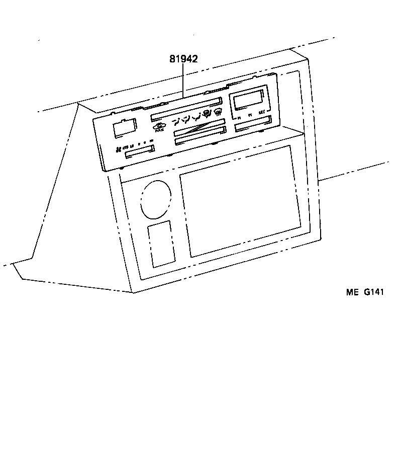 55519-20191 SHEET, HEATER CONTROL NAME product image