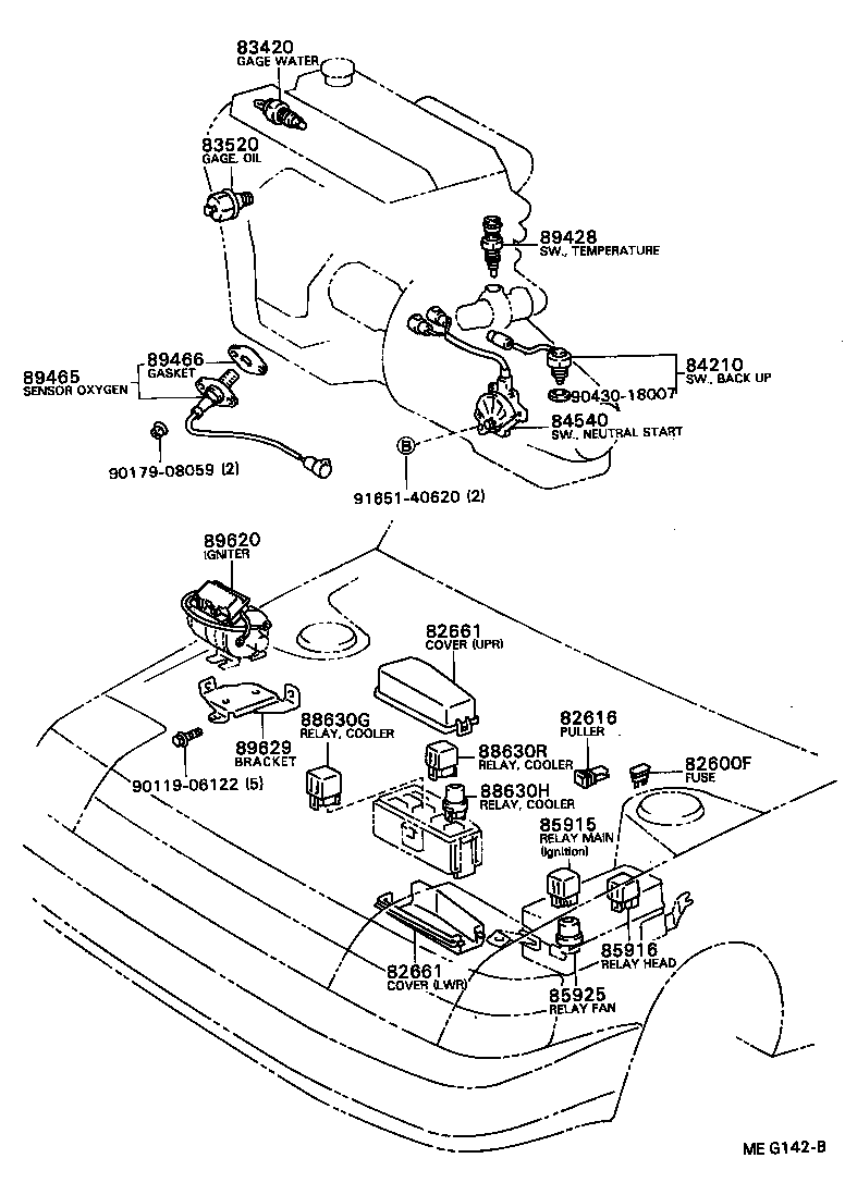 89466-20010 GASKET, OXYGEN SENSOR product image