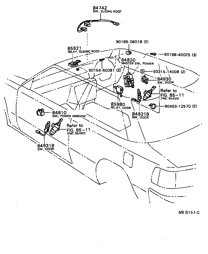 84652-2B270 SWITCH ASSY, WINDSHIELD WIPER product image