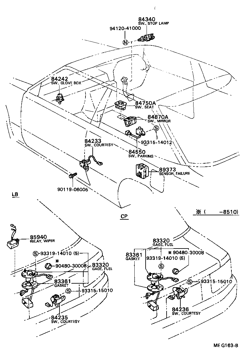 83320-80021 GAGE ASSY, FUEL SENDER product image