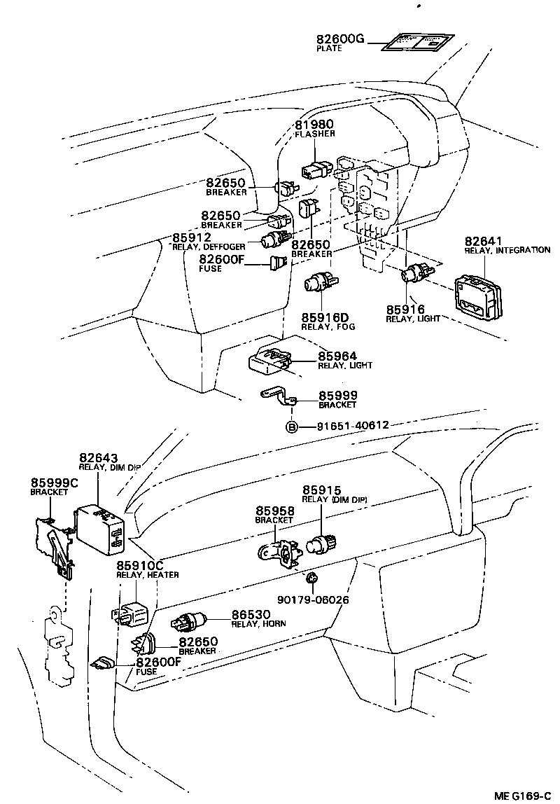 82641-20010 RELAY, INTEGRATION NO.1 product image