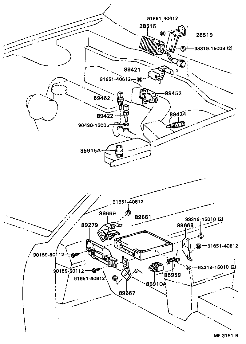 89421-20050 SENSOR ASSY, VACUUM (FOR E.F.I.) product image