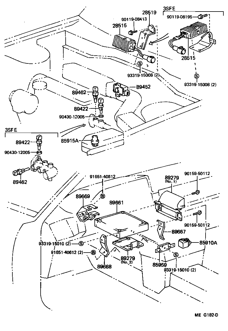 Toyota 89462-20010 SWITCH, START INJECTOR TIME