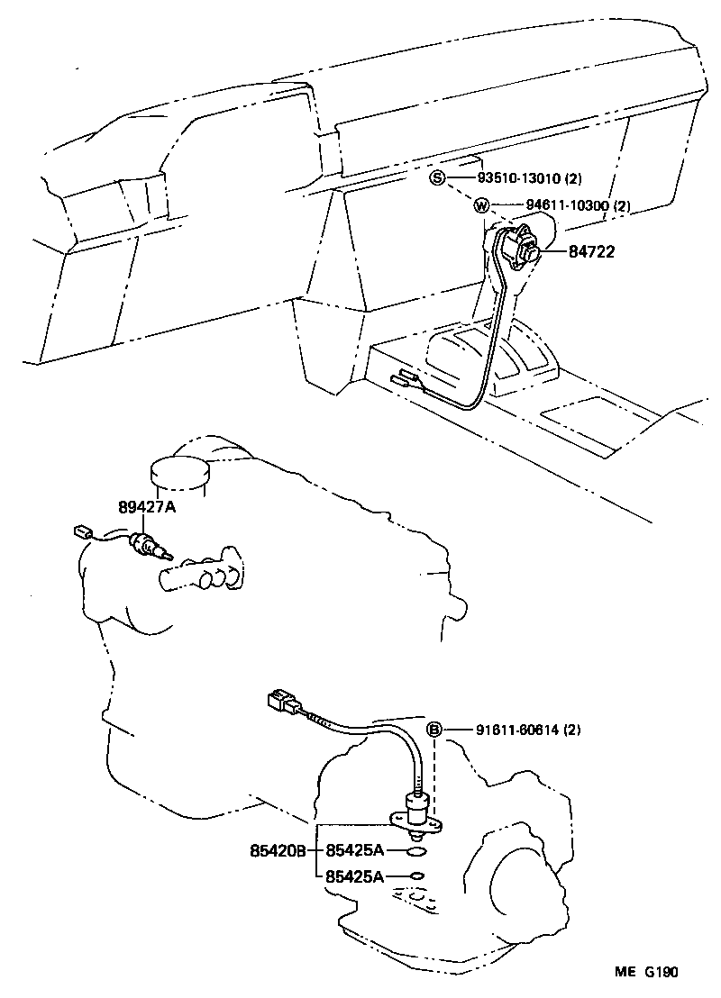 84720-20060 SWITCH ASSY, PATTERN SELECT product image
