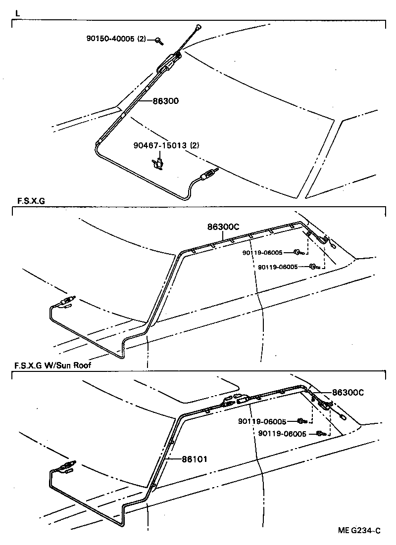 86300-20230 ANTENNA ASSY, AMPLIFIER, NO.2 product image