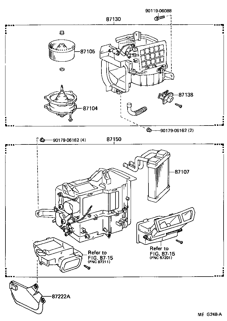 Toyota 87138-20080 RESISTOR, HEATER BLOWER