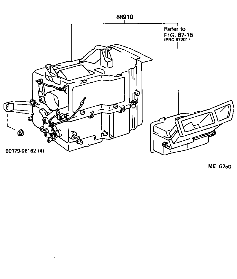 87138-20100 RESISTOR, HEATER BLOWER product image