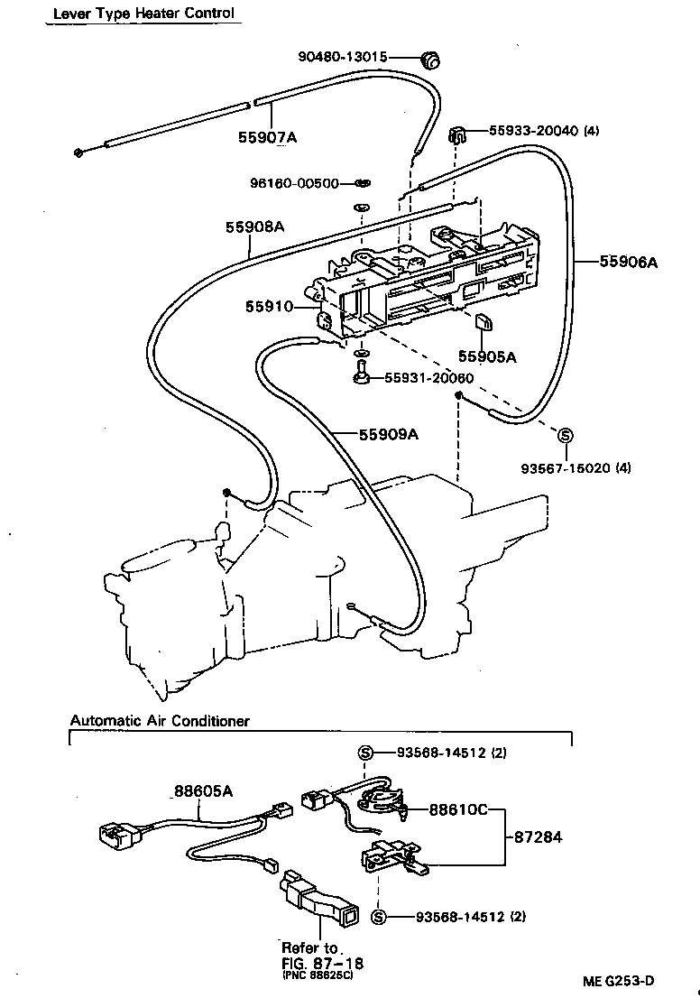 87201-20140 DUCT SUB-ASSY, AIR, NO.1 product image