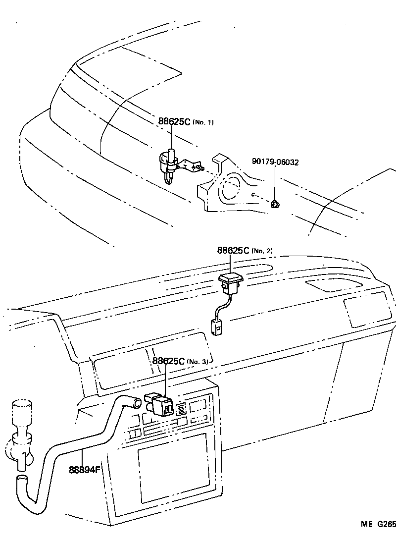 55086-20060 DUCT, AIR, SIDE NO.1 RH product image