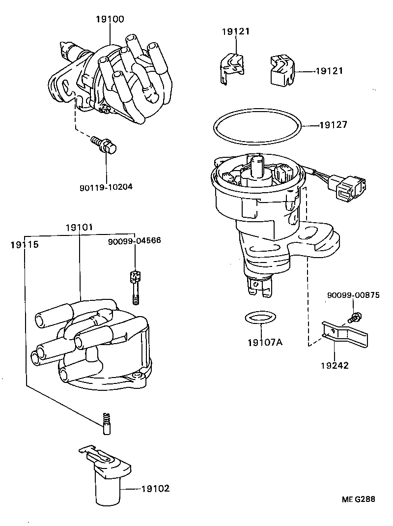 19040-74030 DISTRIBUTOR ASSY product image