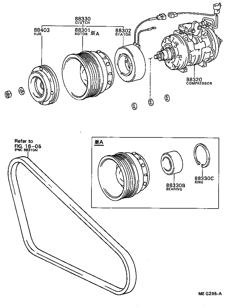 88320-20430 COMPRESSOR ASSY, COOLER product image