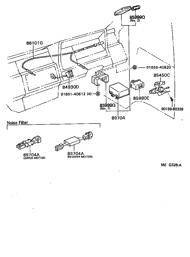 85999-36030 BRACKET, DOOR CONTROL TRANSMITTER product image