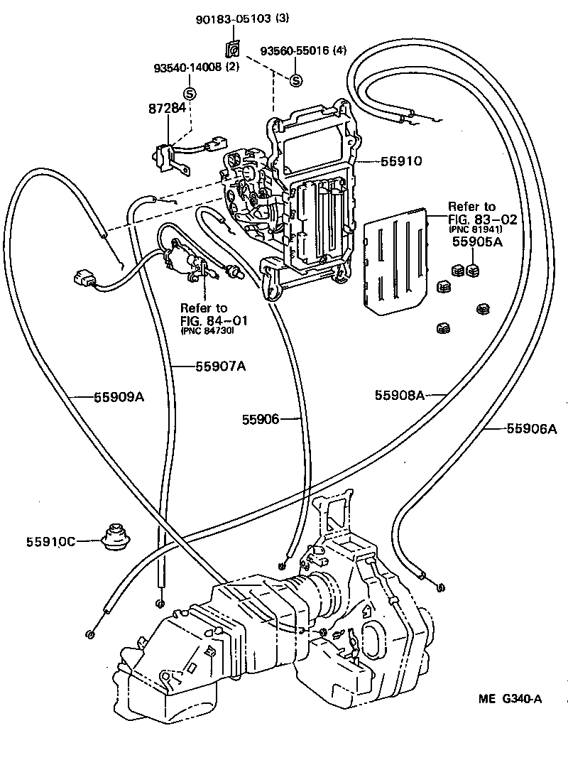 55910-95407 CONTROL ASSY, HEATER OR BOOST VENTILATOR product image