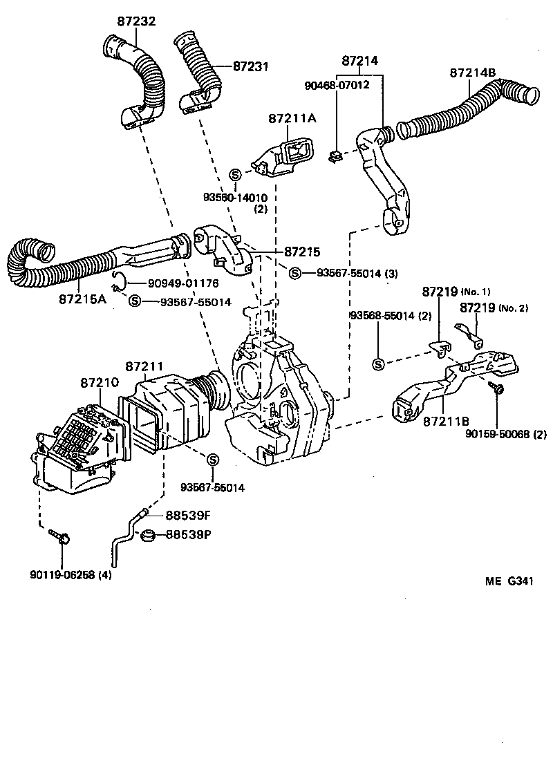 55910-95407 CONTROL ASSY, HEATER OR BOOST VENTILATOR product image