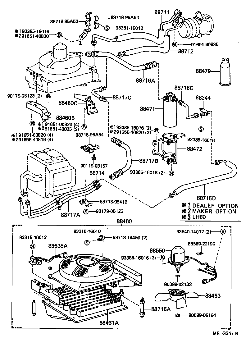 88407-95A01 GLASS SUB-ASSY, SIGHT product image