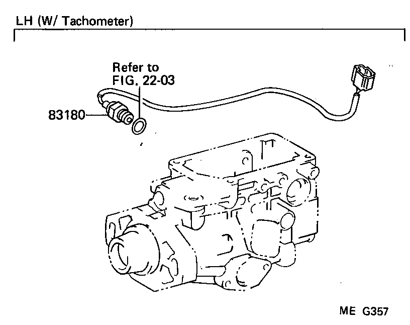 83132-92602 CASE, COMBINATION METER product image