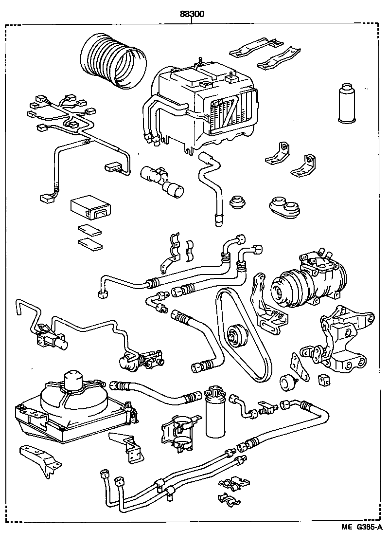 88300-95K02 COOLER & ACCESSORY ASSY product image