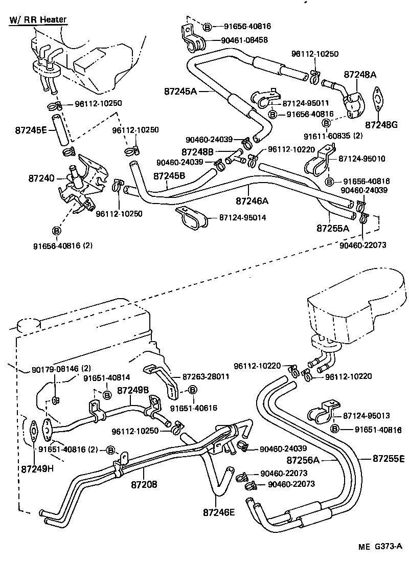 87240-95406 VALVE ASSY, HEATER WATER product image