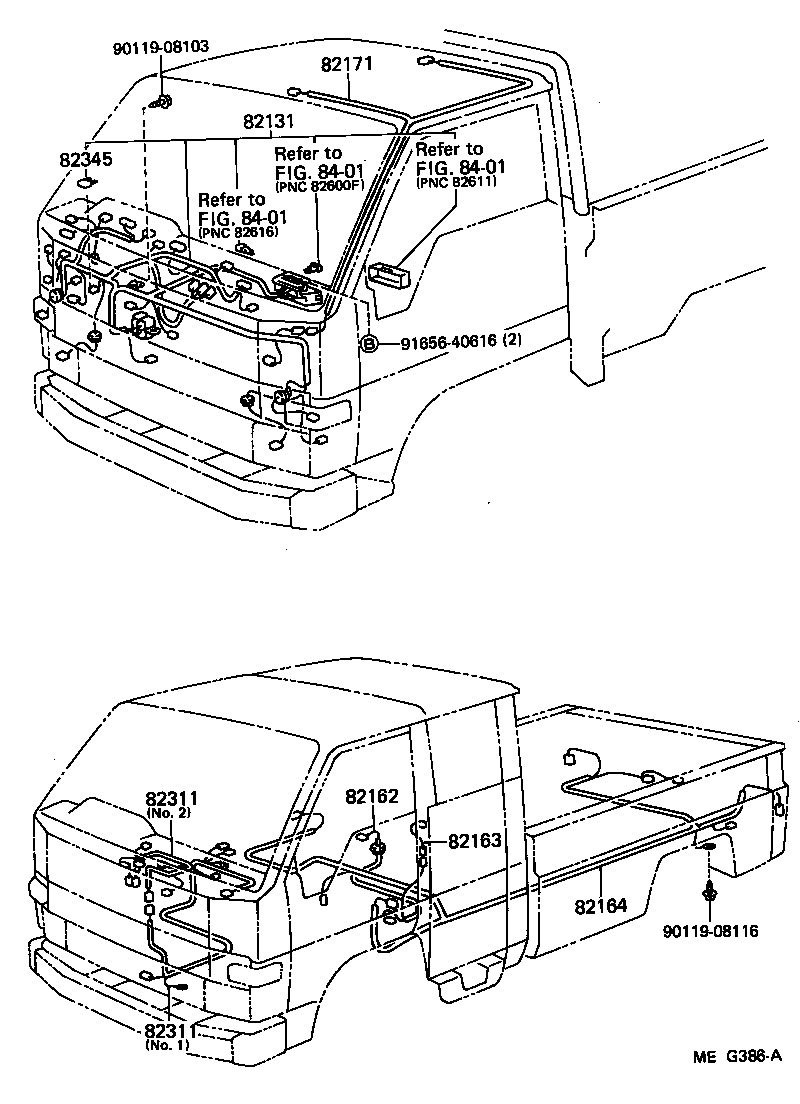 82060-95014 WIRE, ENGINE, NO.2 product image