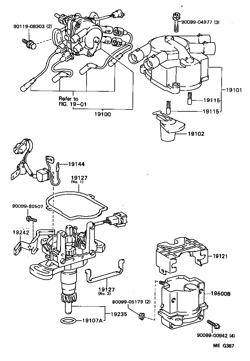 19040-74030 DISTRIBUTOR ASSY product image