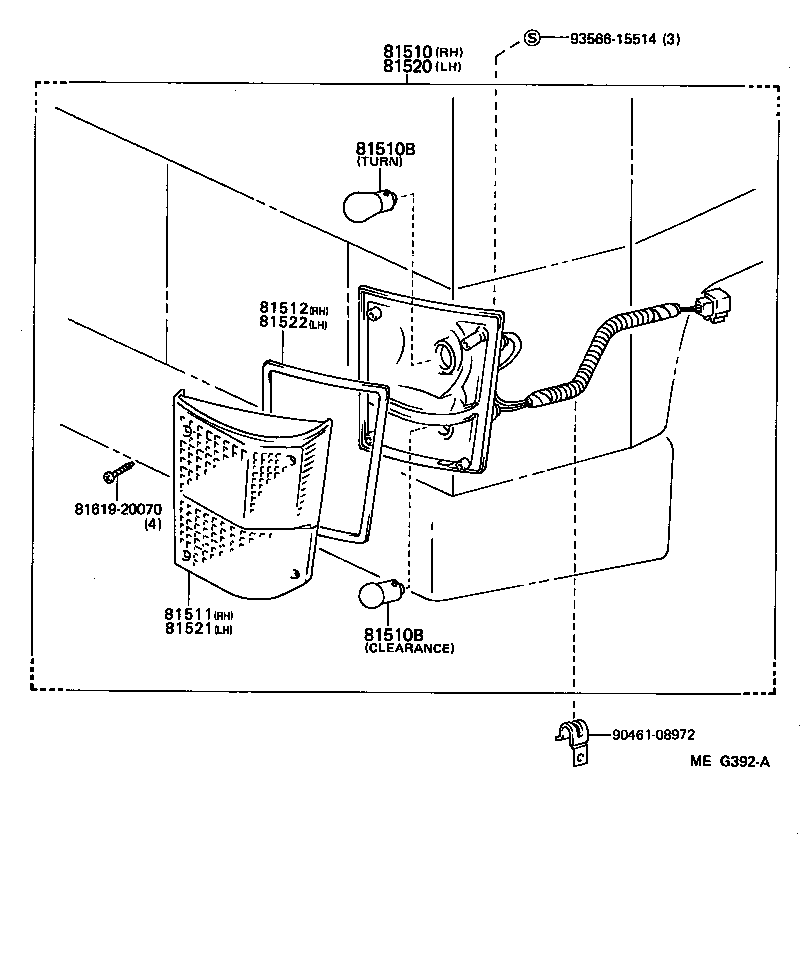 81510-90D01 LAMP ASSY, FRONT TURN SIGNAL, RH product image