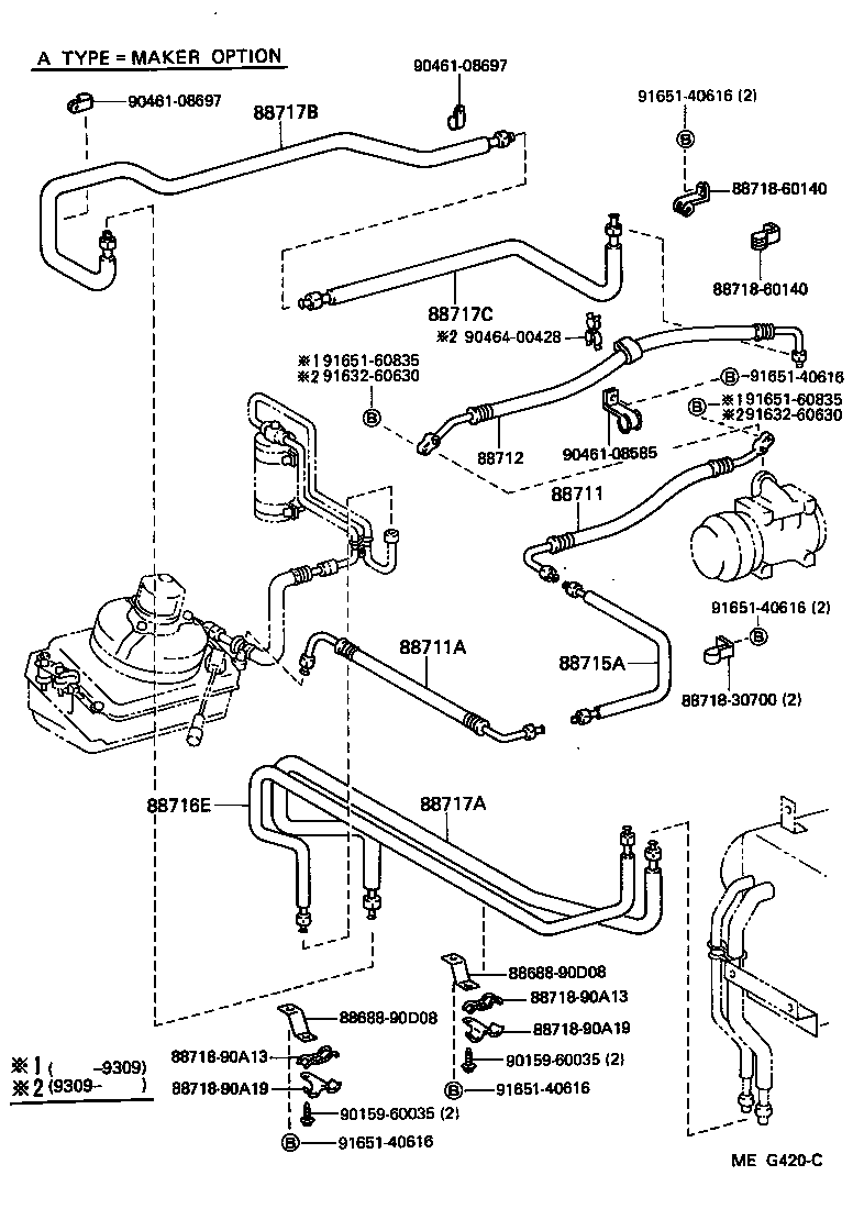 88409-90D06 BRACKET, COOLER CONDENSER, NO.1 product image